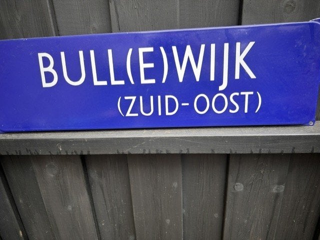 Emaille naambord, Ophalen of Verzenden
