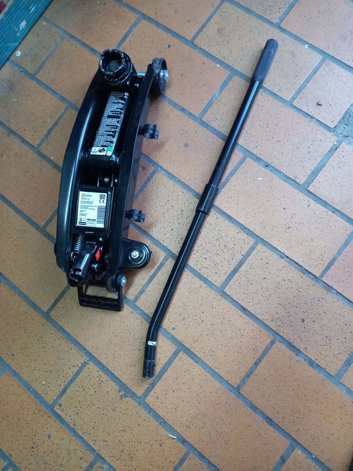 2 ton krik, Ophalen, Hydraulisch, Garagekrik
