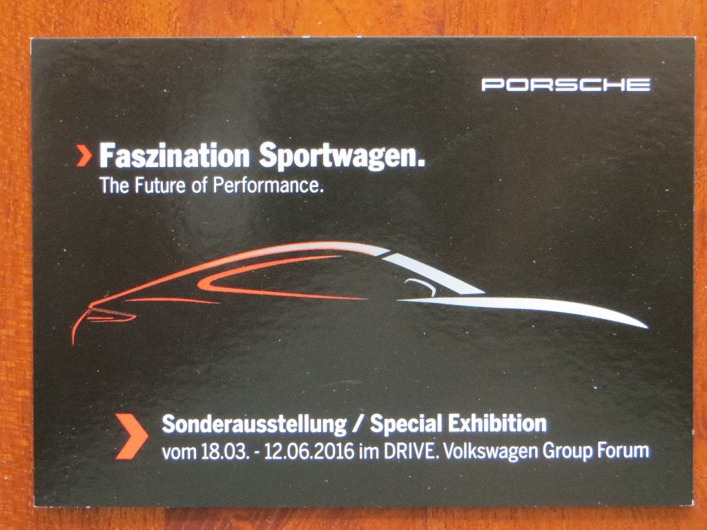 Informatiekaart Porsche Faszination Sportwagen, Ophalen of Verzenden, Nieuw, Porsche
