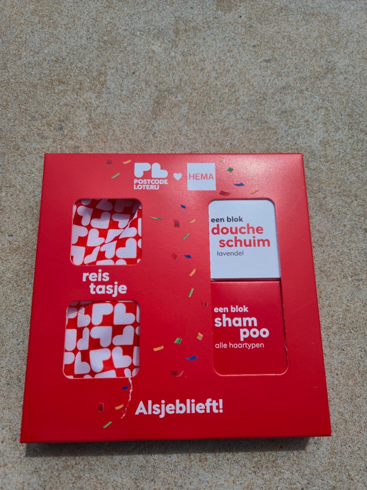 Hema zeep en shampoo blok, postcodeloterij, Ophalen, Nieuw, Shampoo of Conditioner