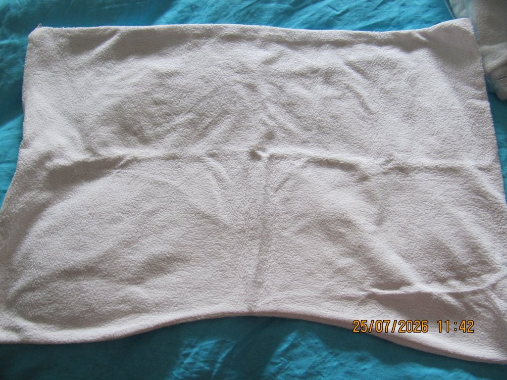 2 zgan Mahoton teddy comfort kussenslopen Butterfly kussen L, Wit, Overige typen, Katoen, Ophalen of Verzenden