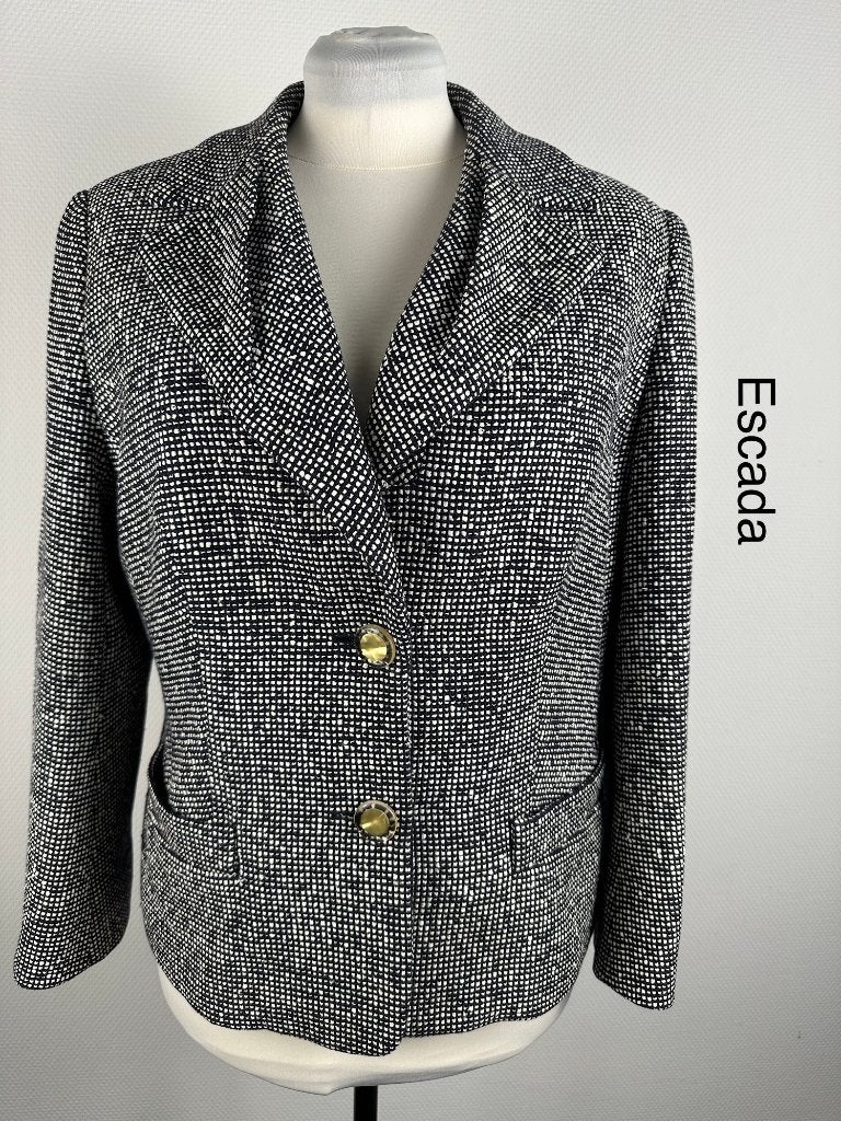Escada Blazer  (mt: 44) 24,1/9561, Kleding | Dames, Escada, Zwart, Maat 42/44 (L), Escada