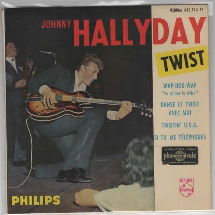 JOhnny Hallyday- Twist  EP !!!, Cd's en Dvd's, Vinyl Singles, Fotohoes, Verzenden, 7 inch, EP