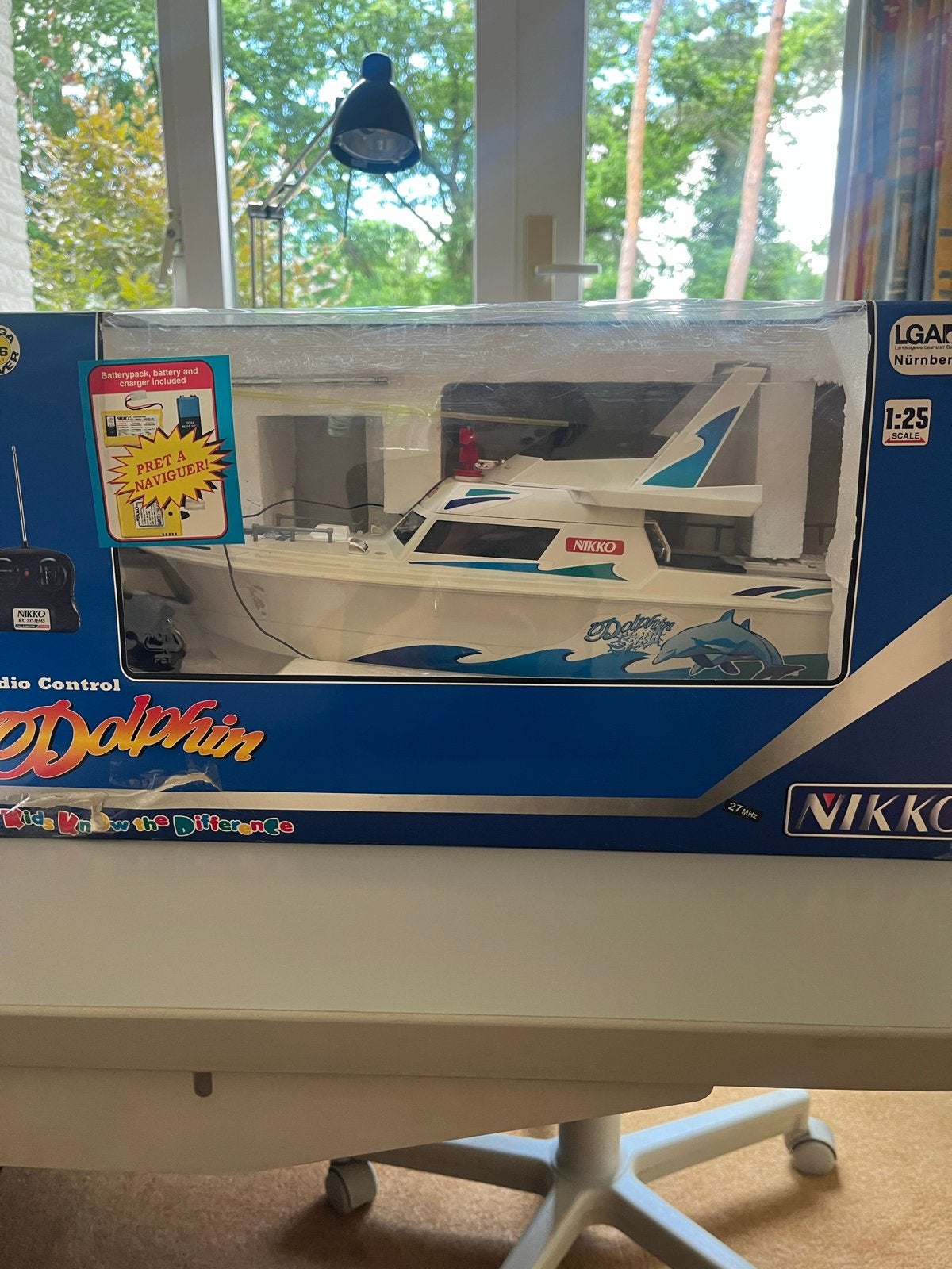Nikko RC Dolphin Speedboot -, Ophalen of Verzenden, Gebruikt