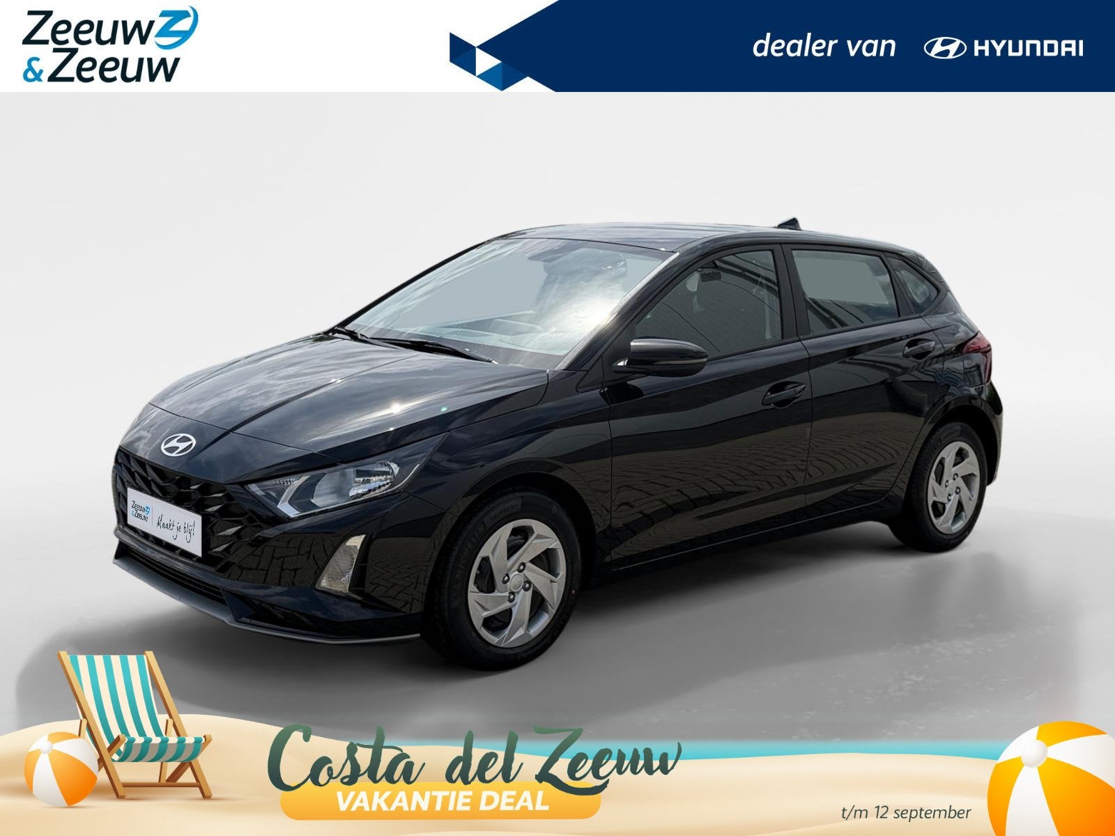 Hyundai i20 1.0 T-GDI E-Motion | KORTING TOT €5.000,- KORT, Auto's, Hyundai, Voorwielaandrijving, 12 maanden, 1045 kg, Zwart
