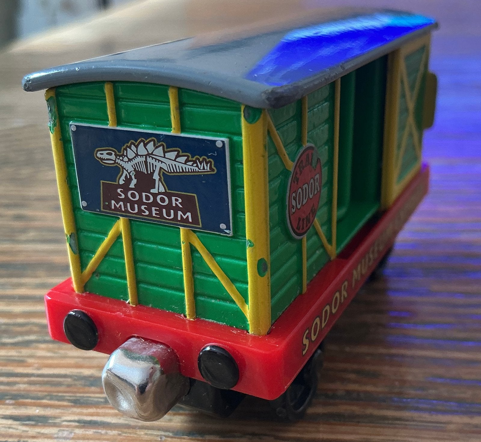 Groen Sodor Museum wagonnetje Thomas de Trein, Kinderen en Baby's, Ophalen of Verzenden, Gebruikt