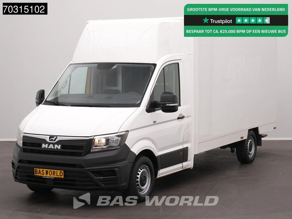 MAN TGE 3.100 Bakwagen Verkoopwagen Foodtruck Meubelbak Koff, Auto's, Stof, Gebruikt, Euro 6, 4 cilinders
