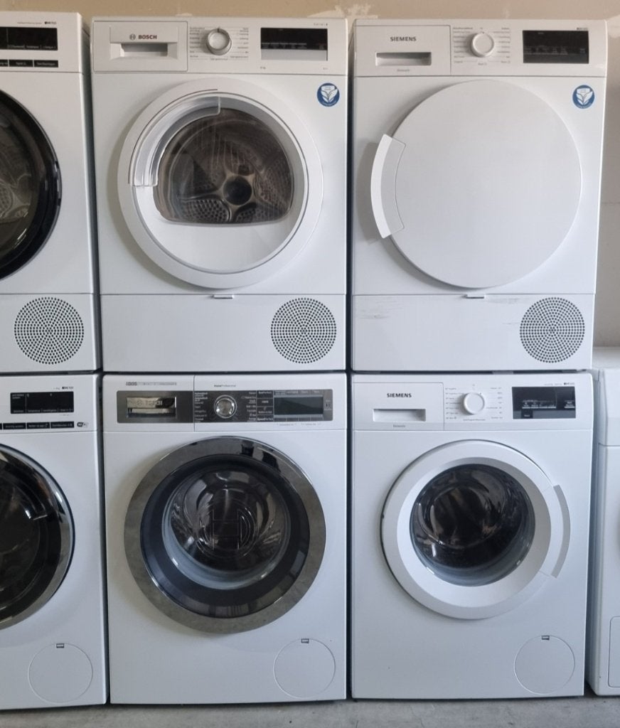 Partij werkend Witgoed 40st - Wasmachines en Drogers, Ophalen, Refurbished, Voorlader, 85 tot 90 cm