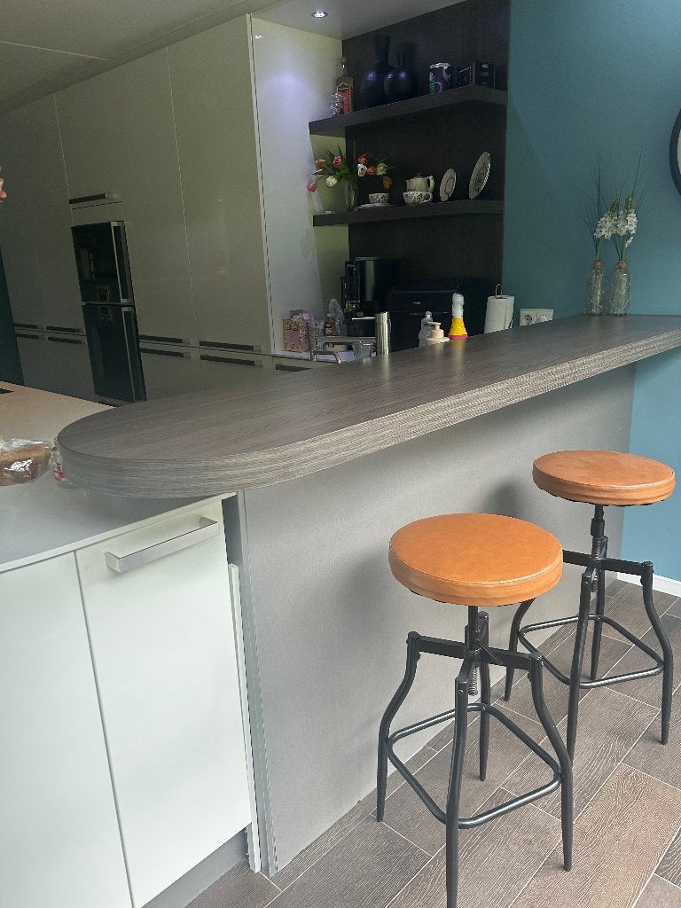 Vintage barkrukken, Huis en Inrichting, Barkrukken, Ophalen, In hoogte verstelbaar, 60 tot 90 cm, Zo goed als nieuw