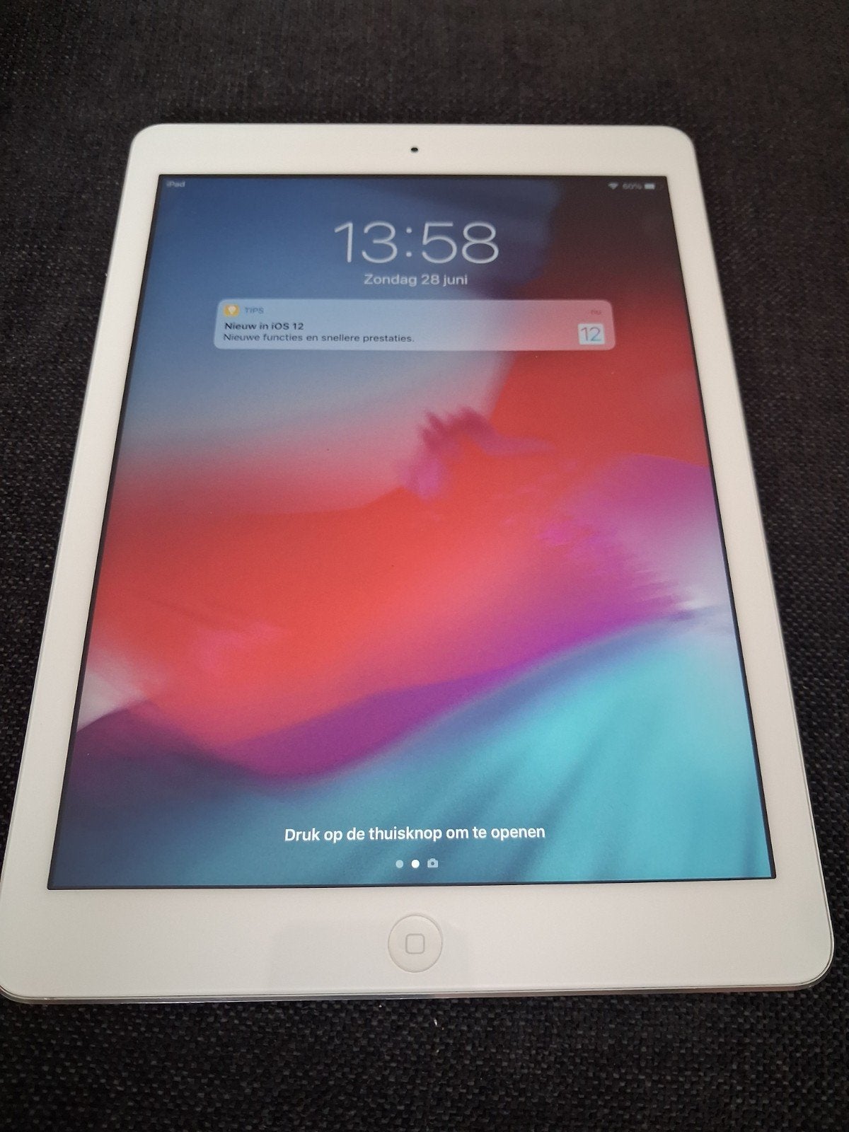 Apple iPad Air 32GB 2013 Wi-Fi Zilver (Model A1474), Computers en Software, Apple iPads, 10 inch, Gebruikt, 32 GB, Apple iPad Air