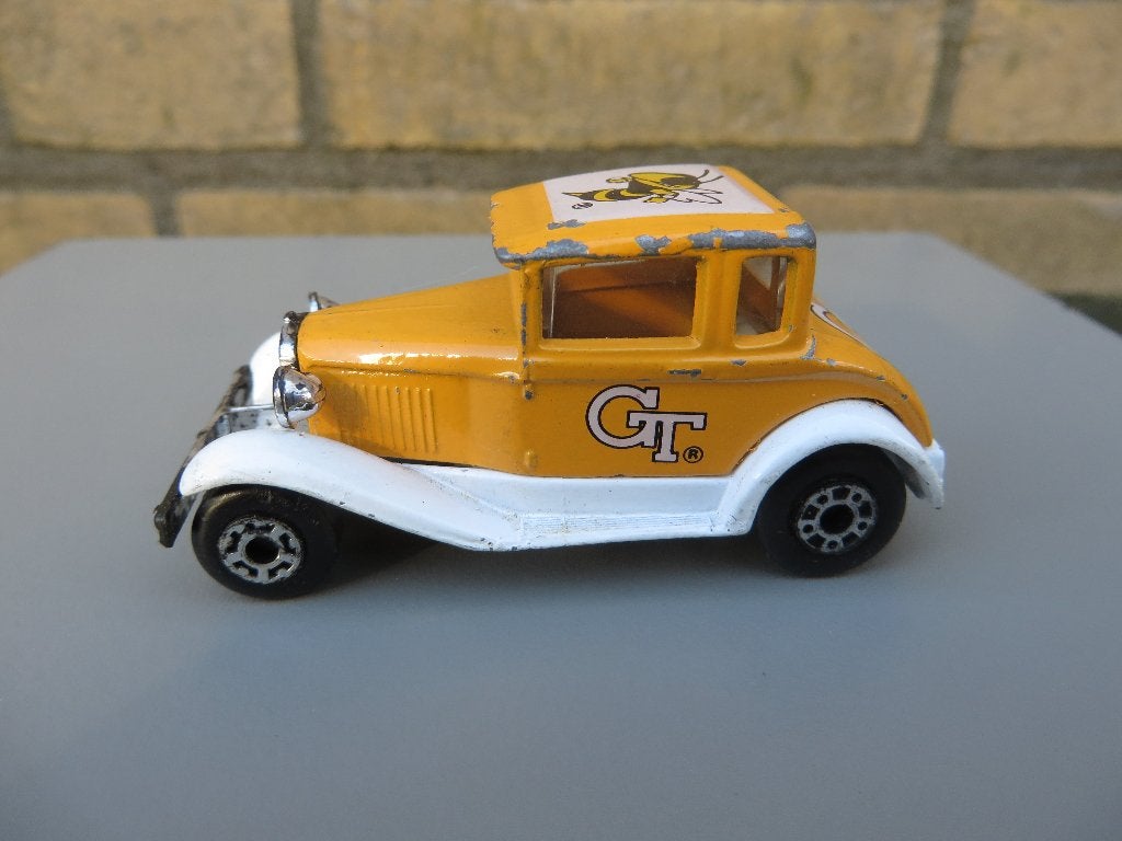 Matchbox Model A Ford GT geel - wit, Ophalen of Verzenden, Gebruikt, Auto