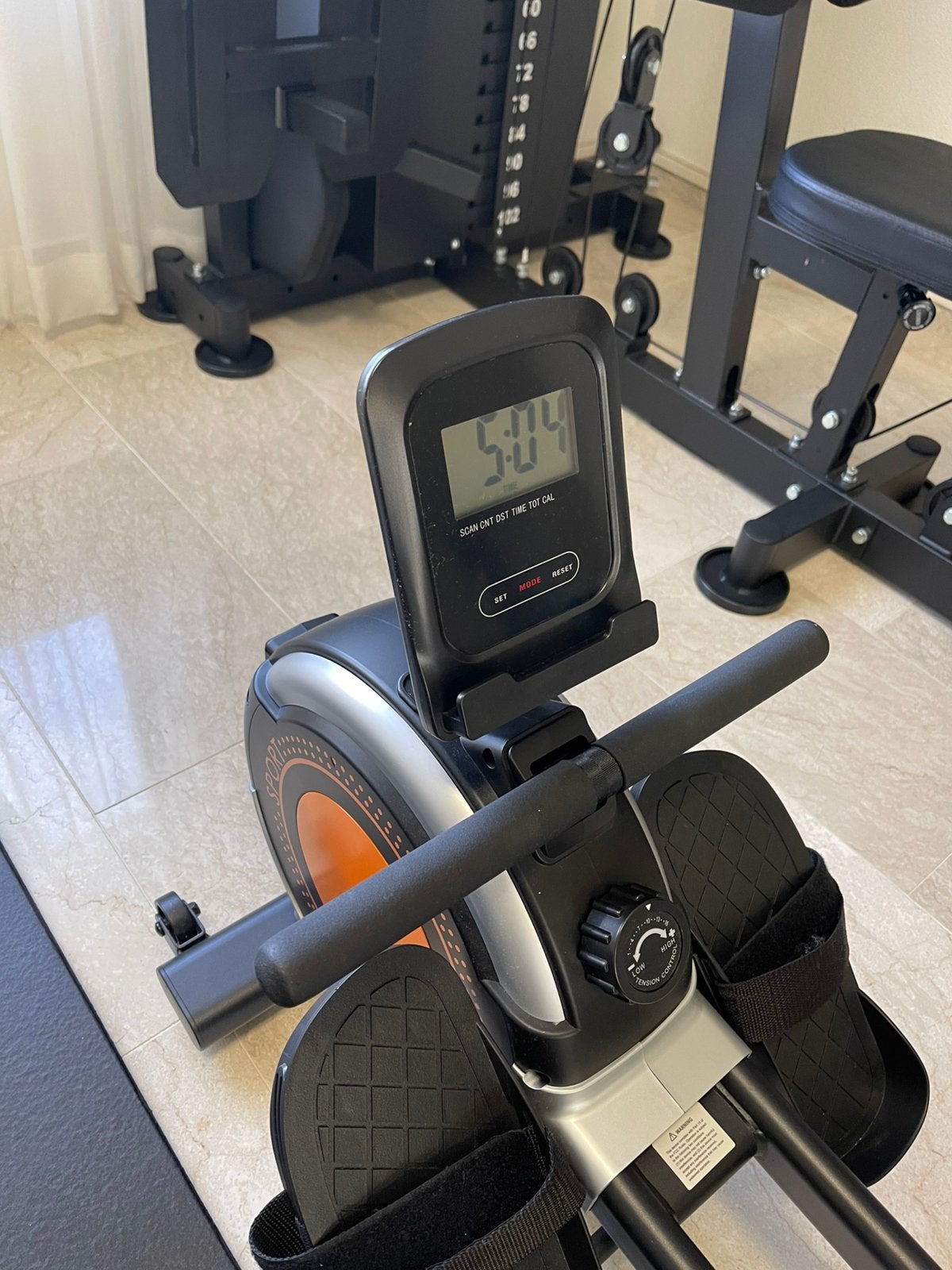 RW505-03 Roeimachine met Bluetooth, Sport en Fitness, Ophalen, Zo goed als nieuw, Overige typen