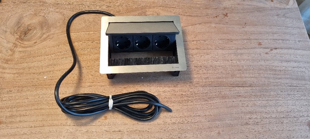 Evoline Fliptop push S RVS., Ophalen of Verzenden, Gebruikt, Stopcontact