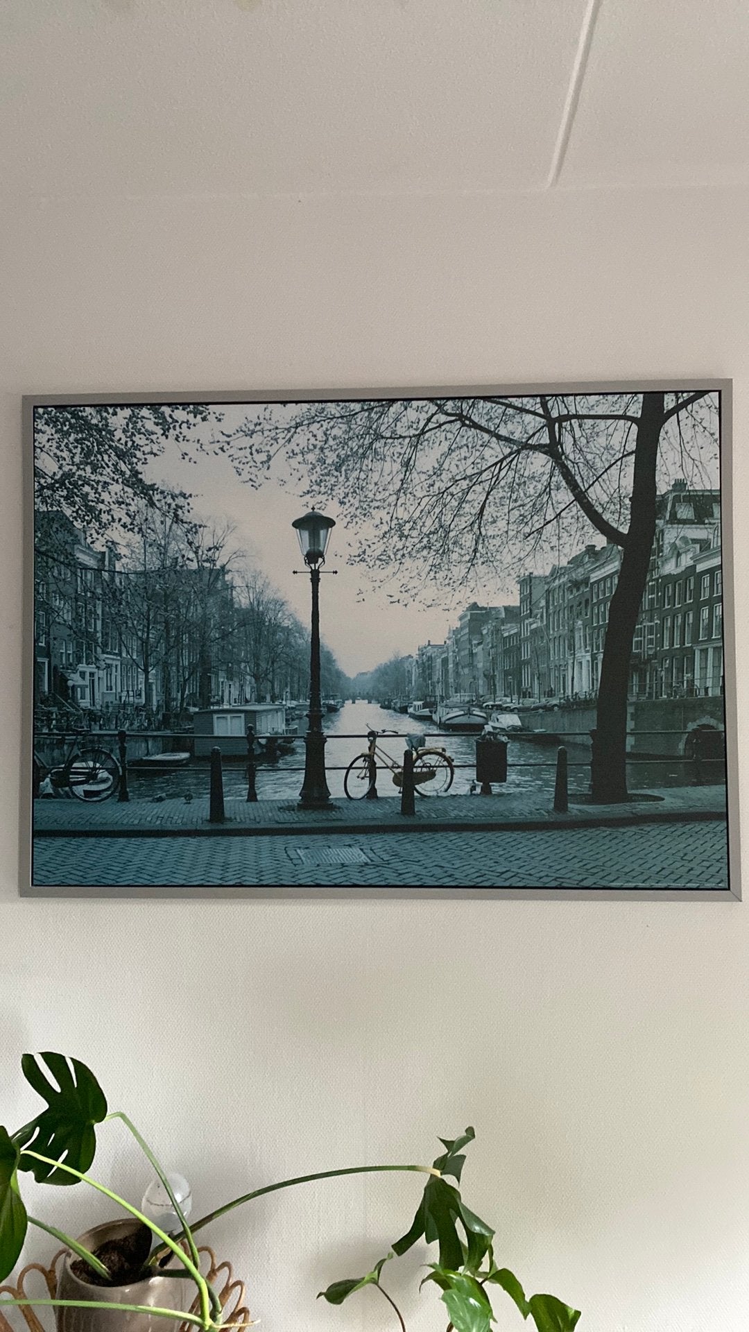 Ikea schilderij Amsterdam, Ophalen