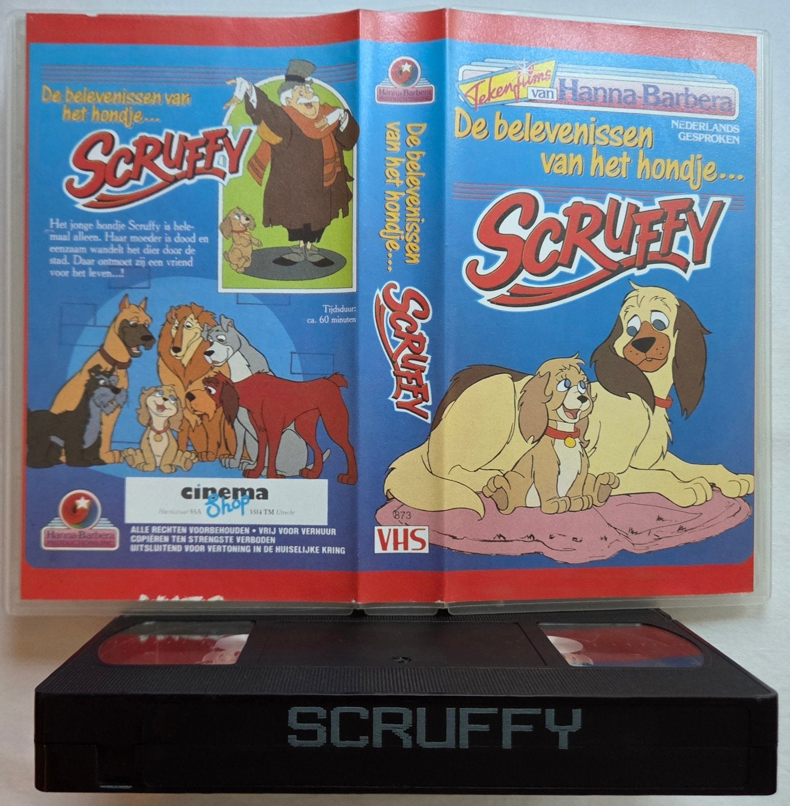 Hanna-Barbera Scruffy VHS Cartoon/Animatie, Alle leeftijden, Ophalen of Verzenden, Zo goed als nieuw