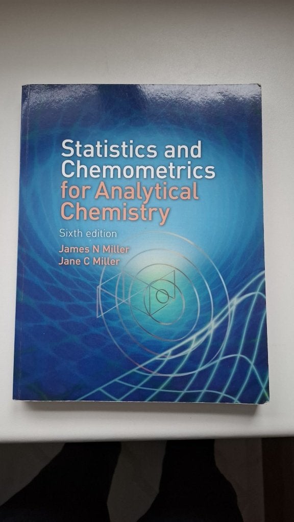 Statistics and Chemometrics for Analytical Chemistry, Boeken, Studieboeken en Cursussen, Onbekend, Zo goed als nieuw, Beta, HBO