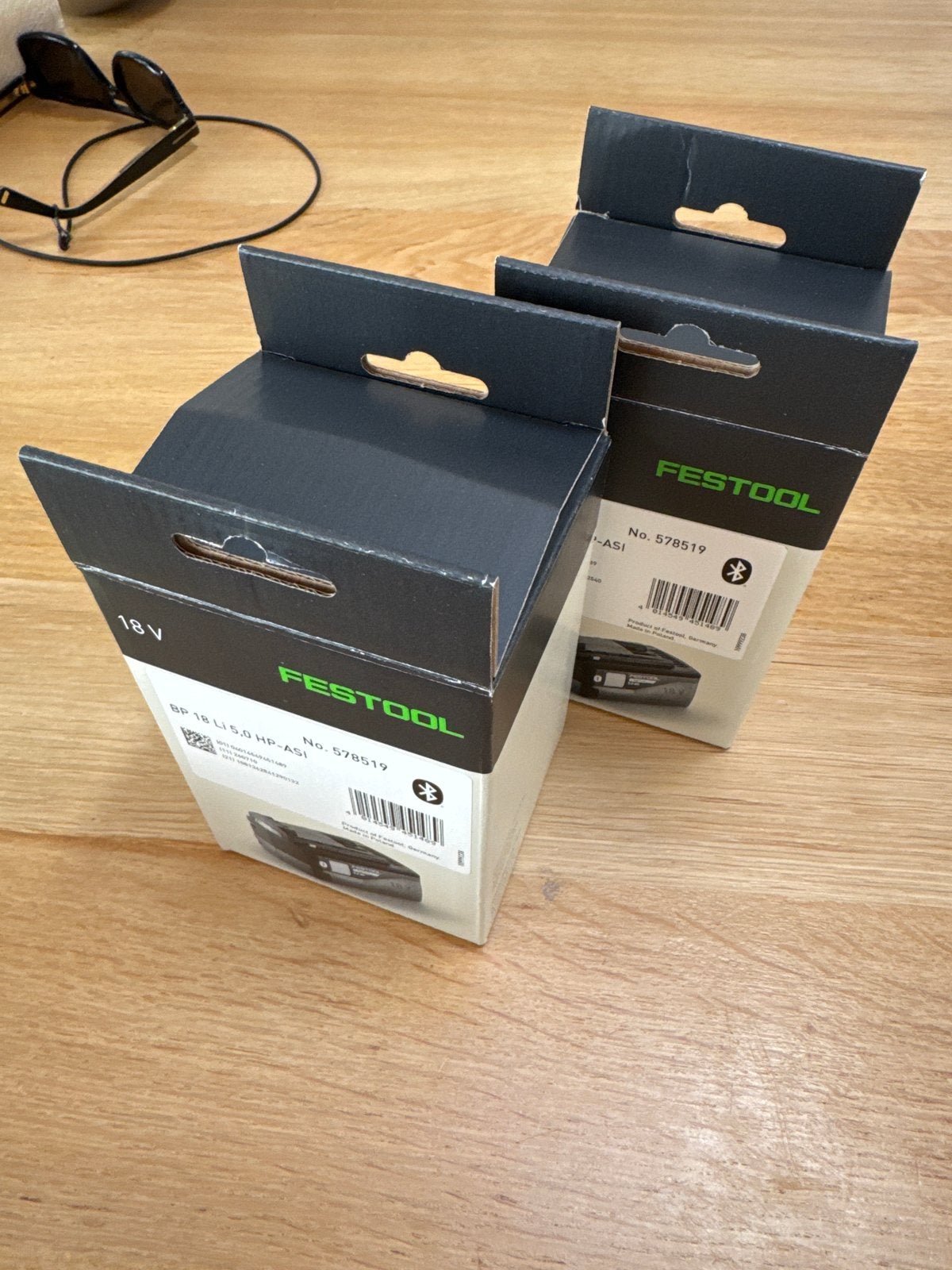 Festool BP 18 Li 5.0 HP-ASI Accu (2x nieuw), Ophalen of Verzenden, Nieuw, Overige typen, Festool