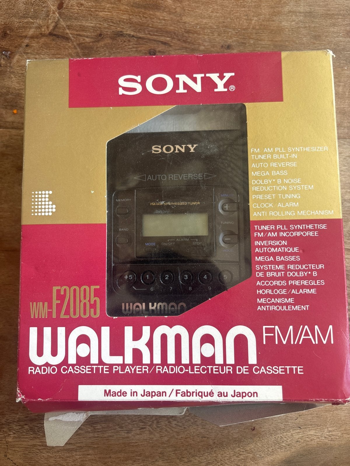 Sony Walkman WM-F2085 FM/AM Radio Cassette Player, Ophalen of Verzenden, Walkman
