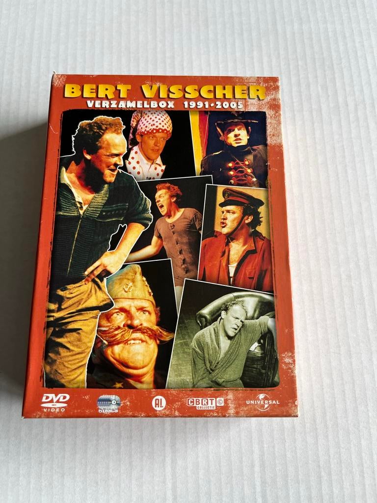Bert Visscher Verzamelbox 1991-2005 DVD, Alle leeftijden, Ophalen of Verzenden, Gebruikt, Stand-up of Theatershow