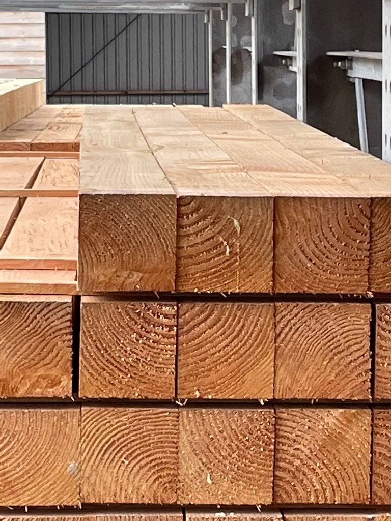 Douglas paal 10 x 10 x 300 cm, Tuin en Terras, Palen, Balken en Planken, Ophalen, Nieuw, 250 cm of meer, Palen