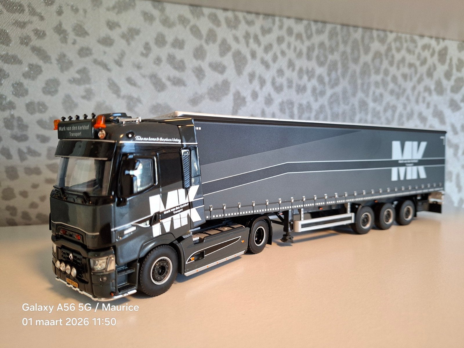 WSI, Renault Premium Combinatie MK Transport, Ophalen of Verzenden, Zo goed als nieuw, Bus of Vrachtwagen, Wsi