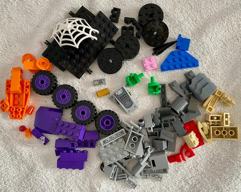 LEGO Super Heroes 10782 Hulk vs. Rhino Truck (incomplete), Ophalen of Verzenden, Zo goed als nieuw, Complete set, Lego