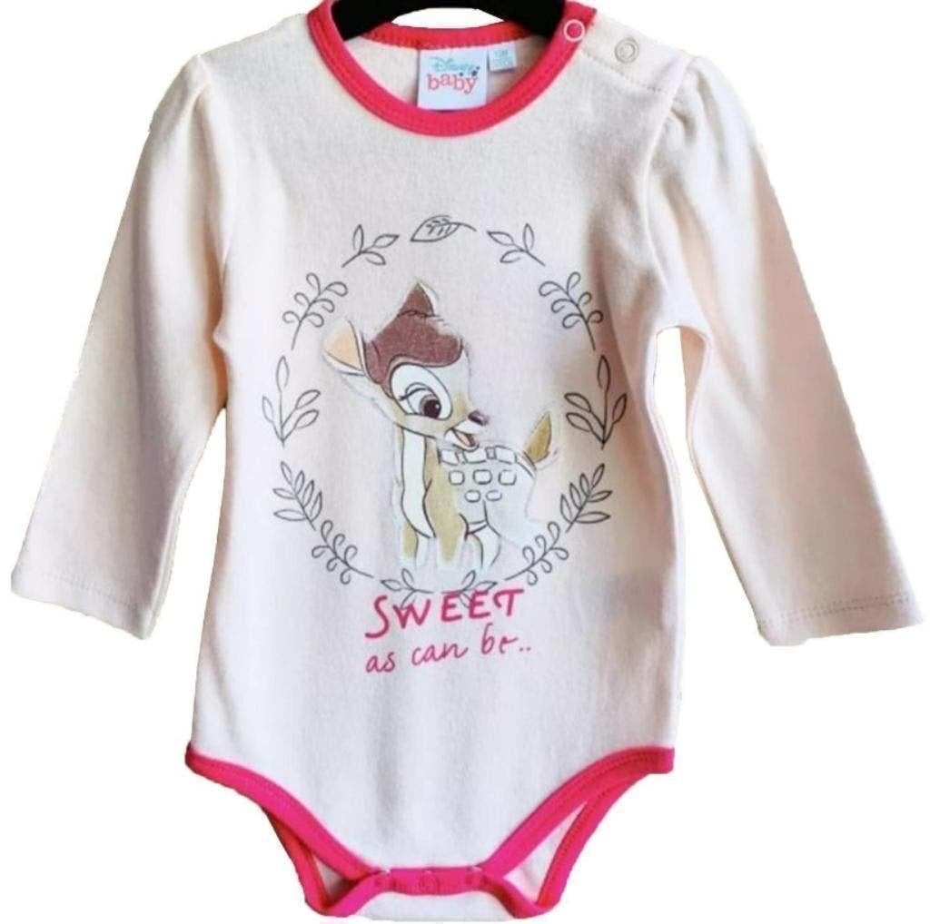 Bambi Rompertje Lange Mouw Disney - Maat 74/80 - 86, Kinderen en Baby's, Babykleding | Maat 74, Nacht- of Onderkleding, Meisje