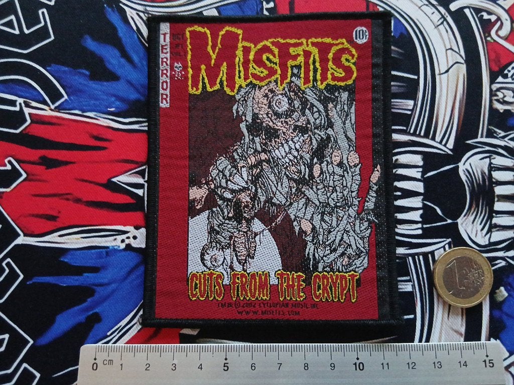 Misfits mooie vintage 2002 patch 33 -- 9.5 x 12 cm, Ophalen of Verzenden, Nieuw, Kleding
