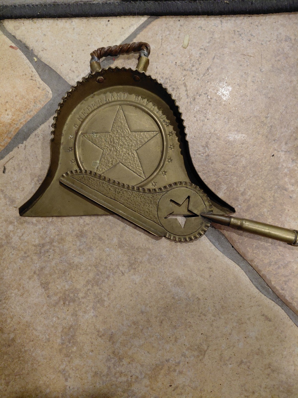 Prachtige Trench Art Stoffer en Blik, Ophalen of Verzenden, Hulzen of Bodemvondsten, Nvt, Nederland