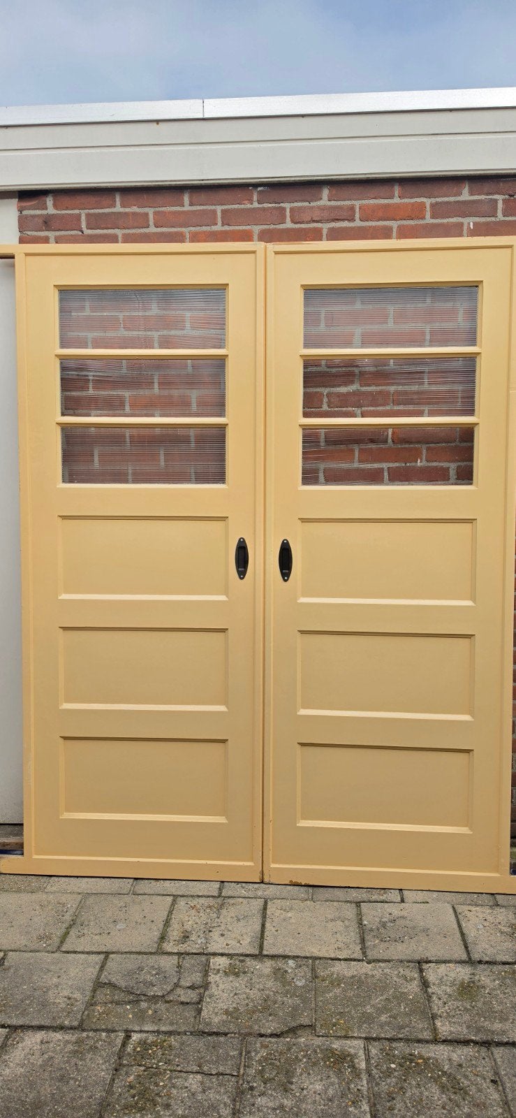 mooie set ensuite schuifdeuren uit woonhuis 1925, Doe-het-zelf en Verbouw, Ophalen, Gebruikt