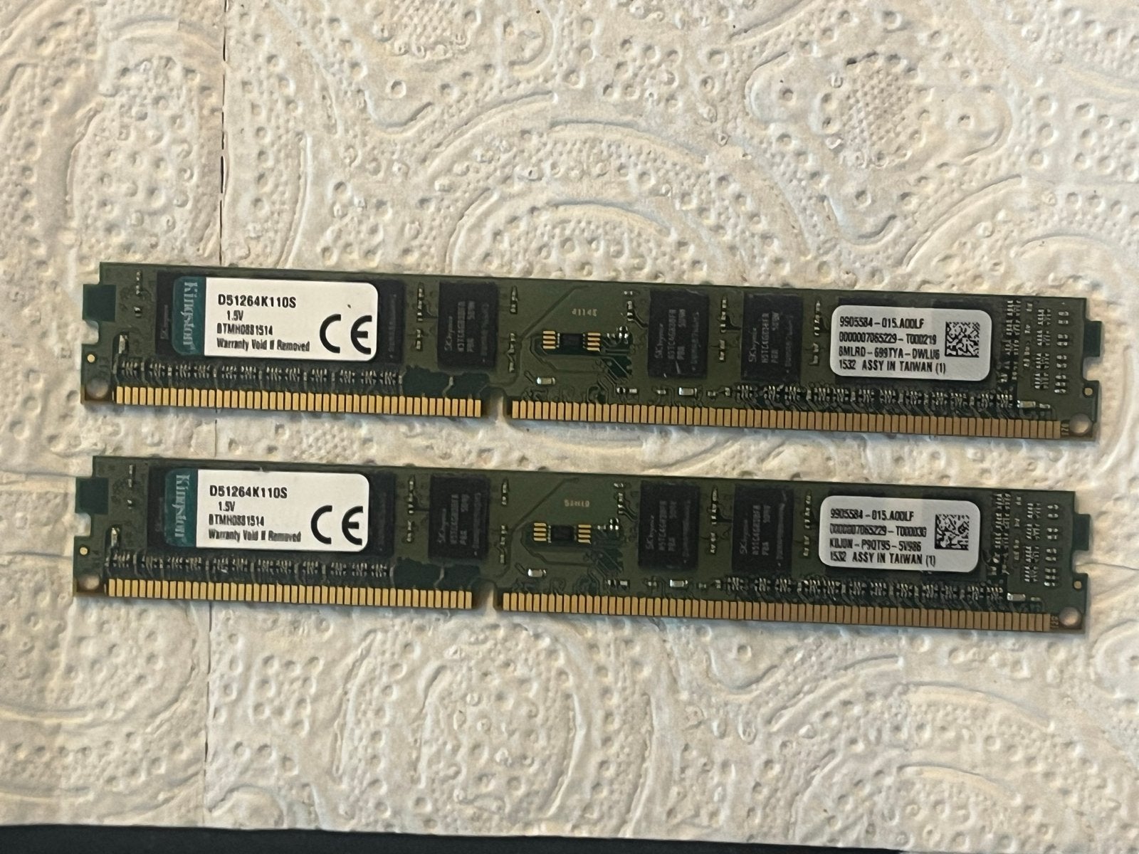 #8 - Kingston DDR3 RAM Geheugenmodules (2x 4GB), Verzenden, Server, DDR3, Zo goed als nieuw
