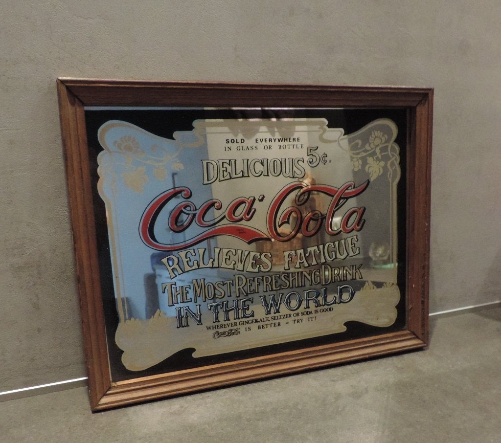 Coca Cola sier(reclame)spiegel, Ophalen of Verzenden, Zo goed als nieuw, Overige typen