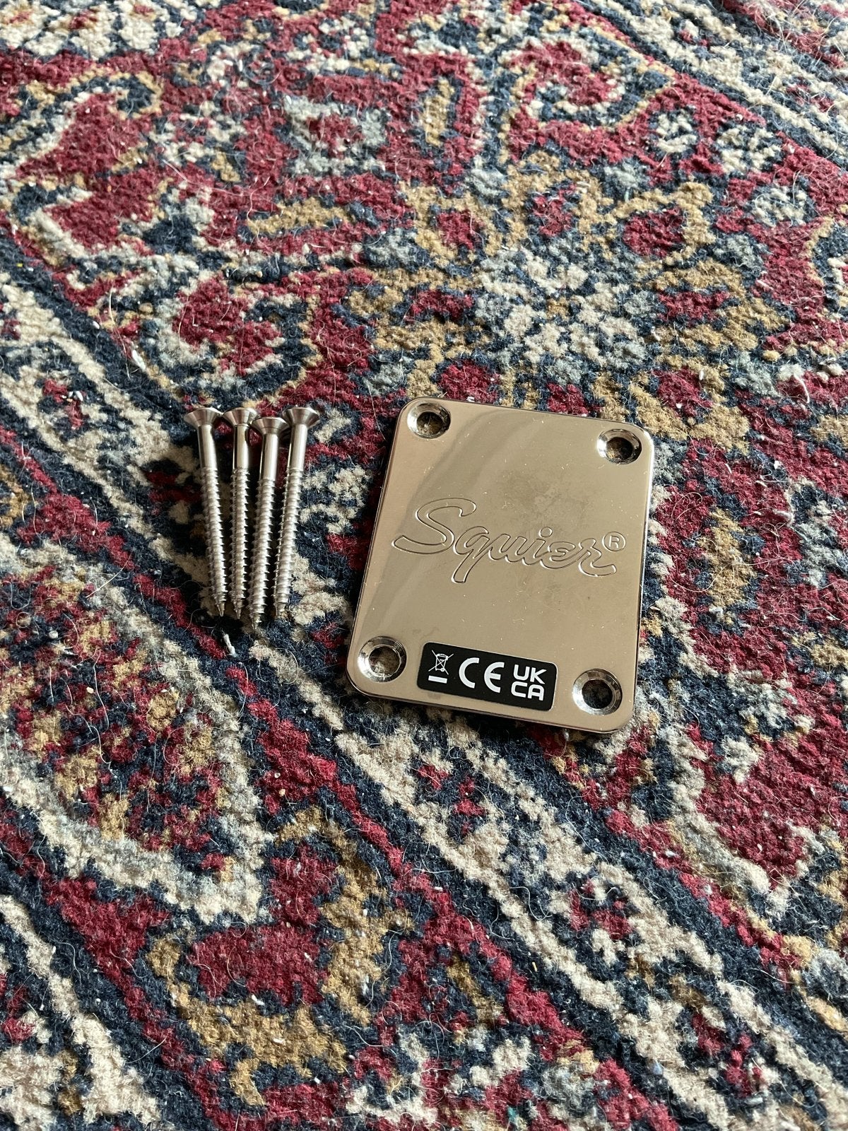 Squier Classic Vibe Neckplate met schroeven, Muziek en Instrumenten, Instrumenten | Toebehoren, Ophalen of Verzenden, Gebruikt