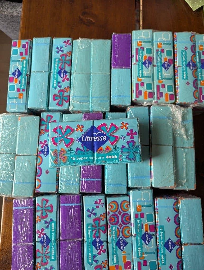 Libresse tampons - 28 gesealde doosjes met tampons, Verzenden, Nieuw, Overige typen