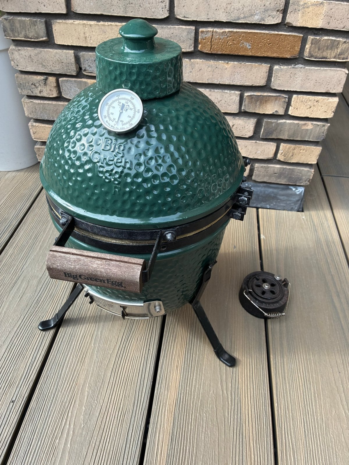 Big Green Egg Mini met Conveggtor - Zo goed als nieuw, Tuin en Terras, Ophalen, Zo goed als nieuw