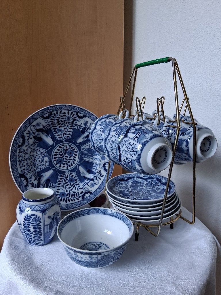 Antiek Lange lijs servies items *eureka*, Antiek en Kunst, Ophalen of Verzenden