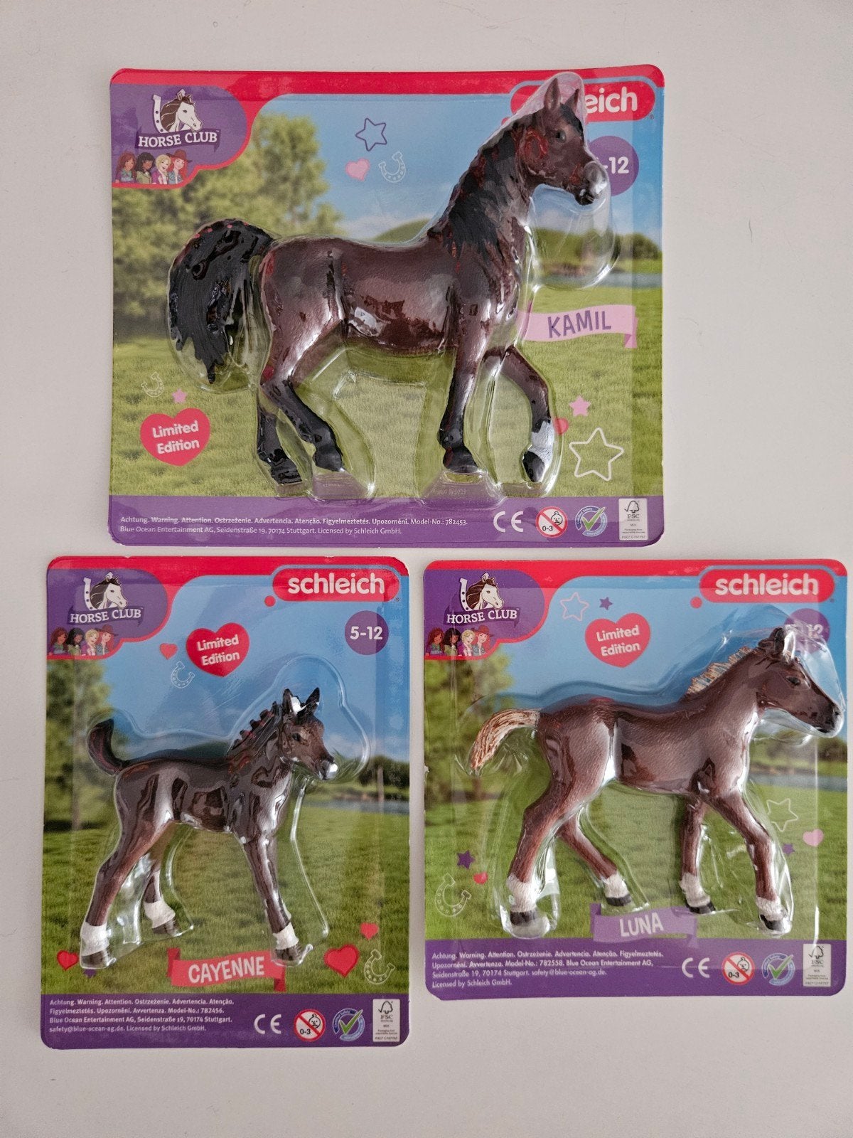 Schleich tijdschrift Arabier hengst en veulens, Ophalen of Verzenden, Nieuw, Paard, Beeldje of Figuurtje
