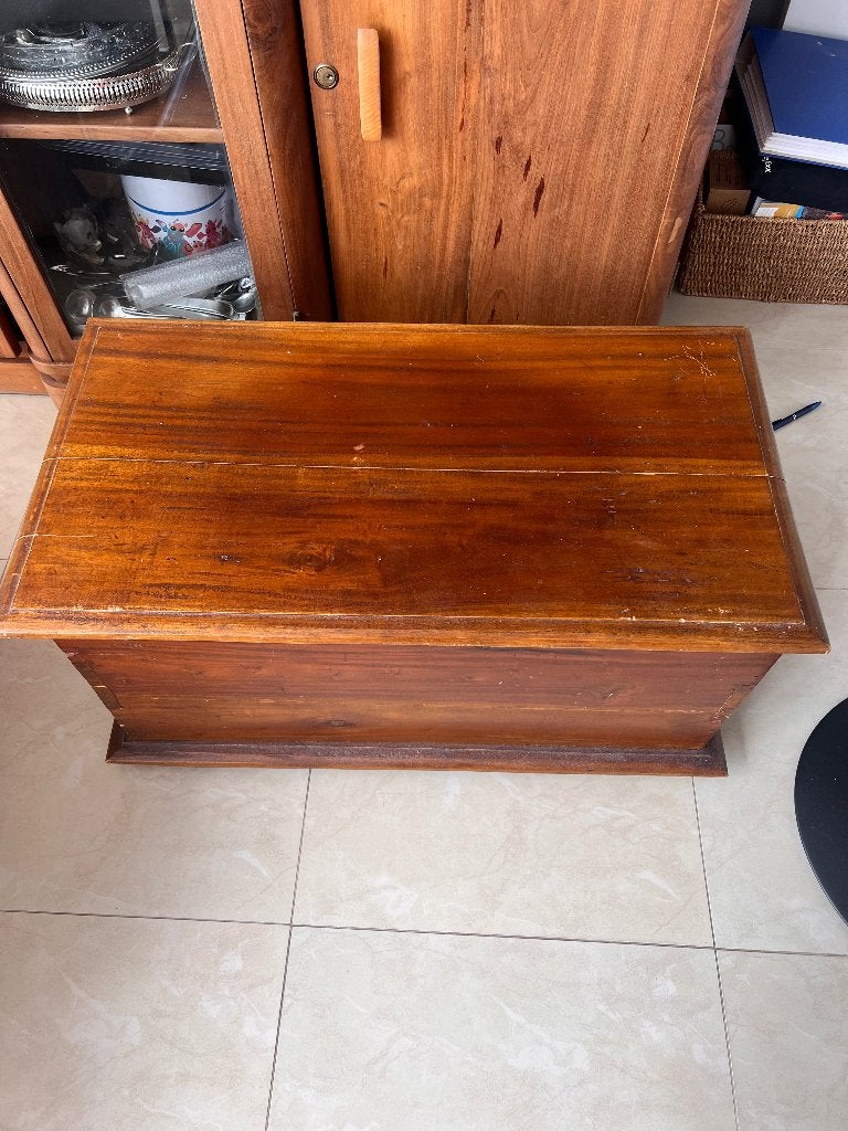 houten kist, Ophalen, Minder dan 50 cm, Zo goed als nieuw, 75 tot 100 cm