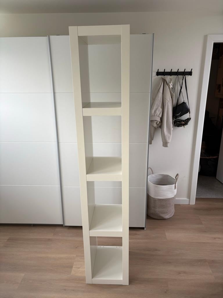 IKEA Kallax kast wit met 4 vakken - Staand of liggend, Ophalen, Minder dan 50 cm, Gebruikt, 150 tot 200 cm