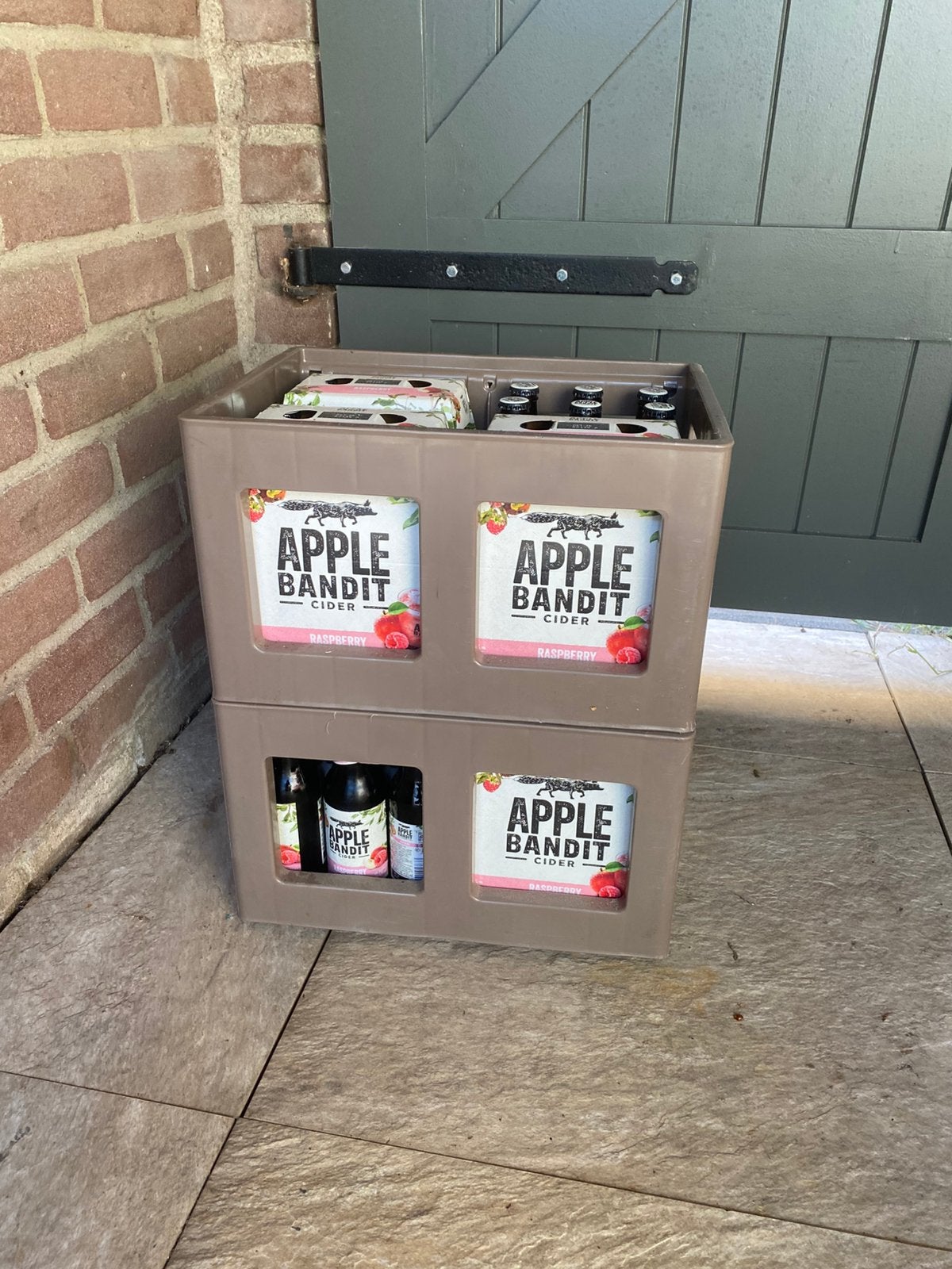 2 kratten apple bandit bier, Ophalen, Zo goed als nieuw, Flesje(s), Overige merken