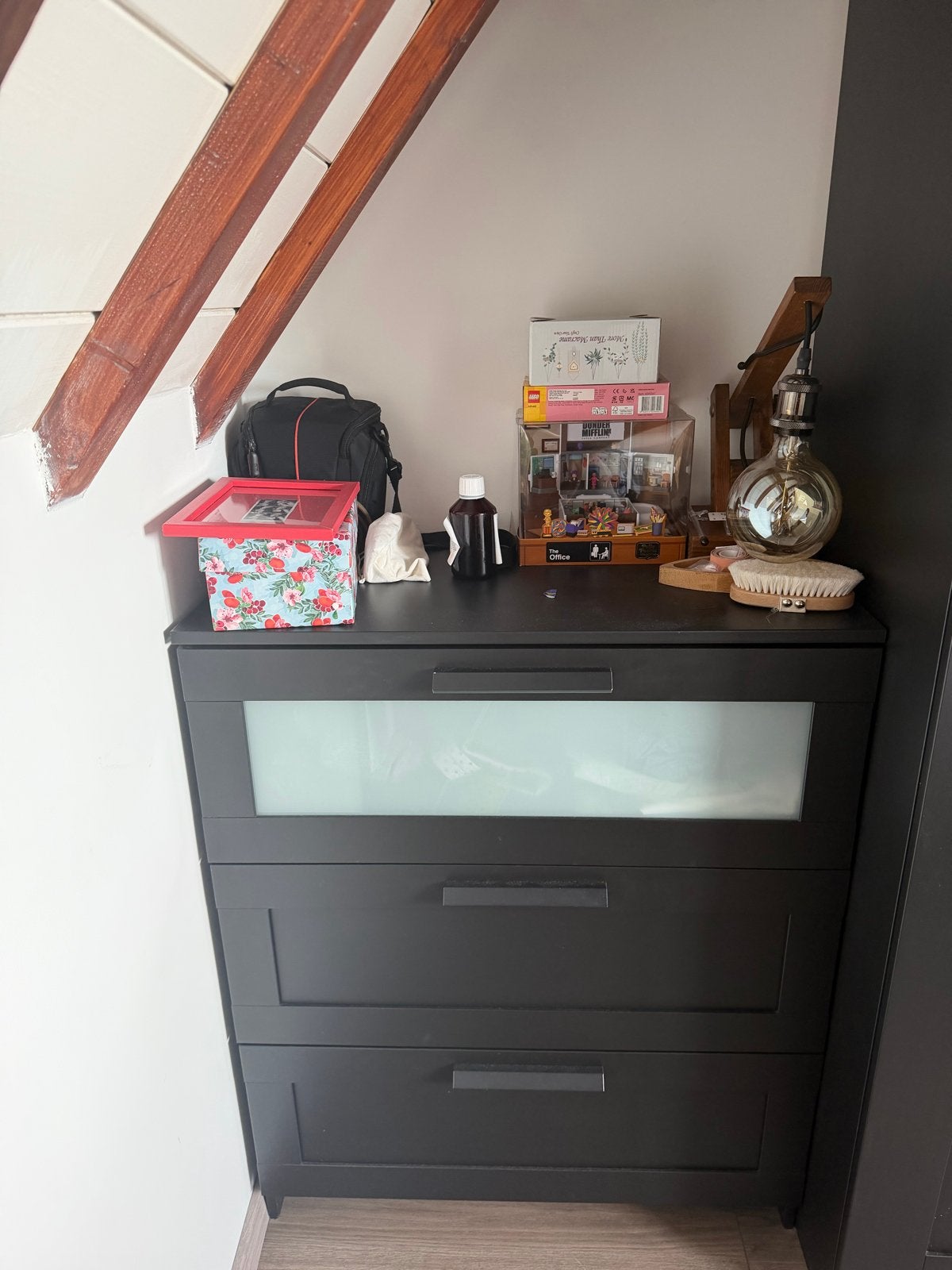 IKEA PAX Kledingkast en Ladekast - Zwart, Huis en Inrichting, Ophalen, 100 tot 150 cm, Zo goed als nieuw, Met lade(s)