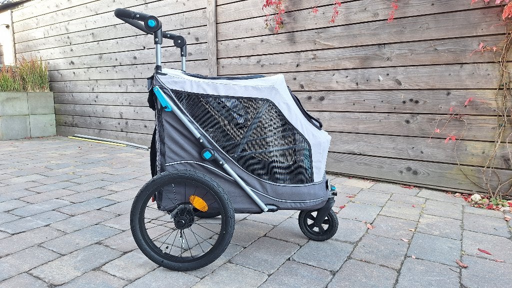 Trixie hondenfietskar M, Dieren en Toebehoren, Trixie, Ophalen, Gebruikt, Hondenfietskar