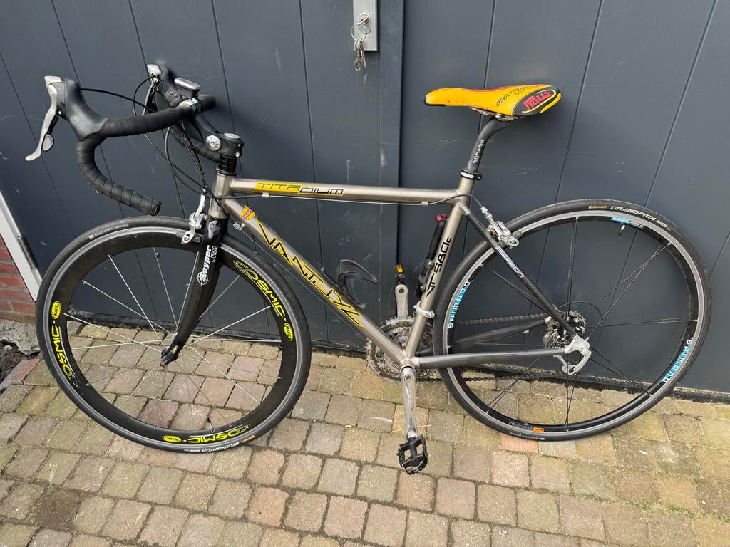 Van Tuyl titanium racefiets, maat 54, 28 inch, Gebruikt, Heren, 15 tot 20 versnellingen