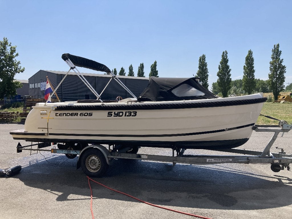 Topcraft 605 Tender + Suzuki 60PK + Trailer, Watersport en Boten, Sloepen, Ophalen, 60 pk, Tender, Topcraft