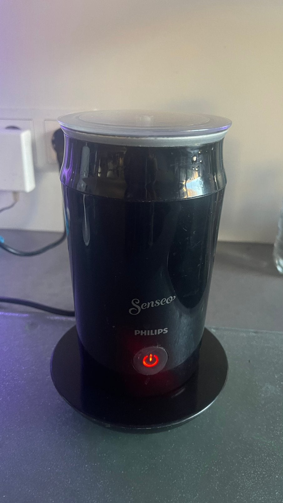 Senseo philips melkopschuimer zwart in prima staat, Ophalen, Zo goed als nieuw