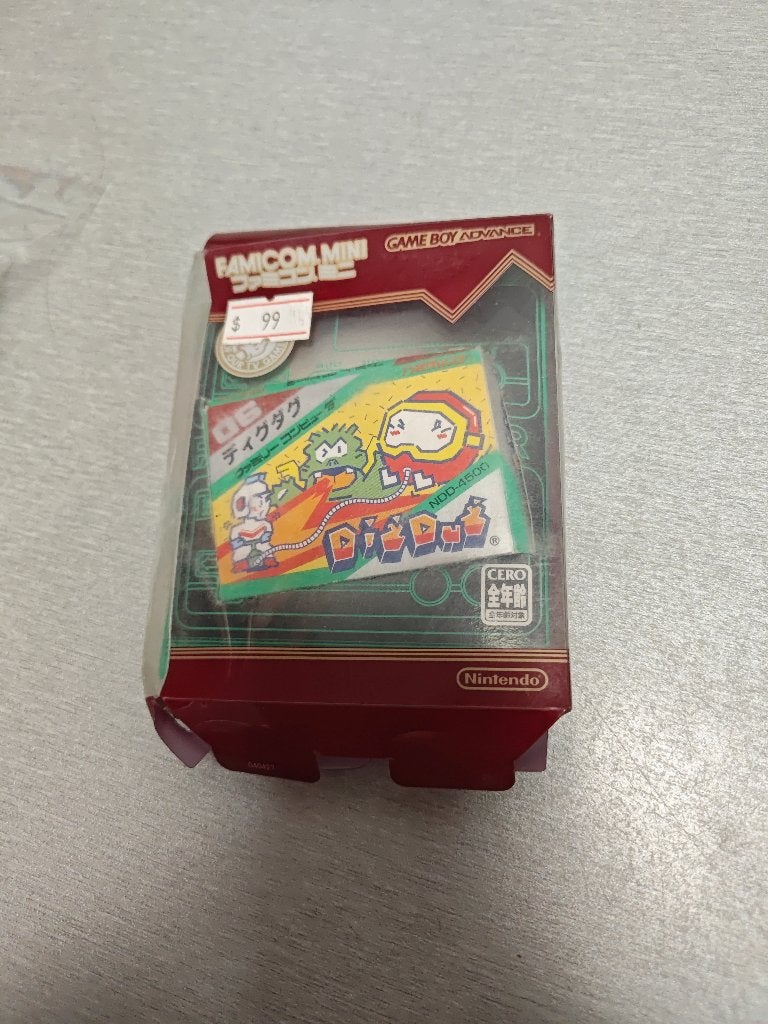 Dig Dug - Famicom Mini Vol.06 (GBA, Japan), Avontuur en Actie, Gebruikt, 1 speler, Ophalen of Verzenden