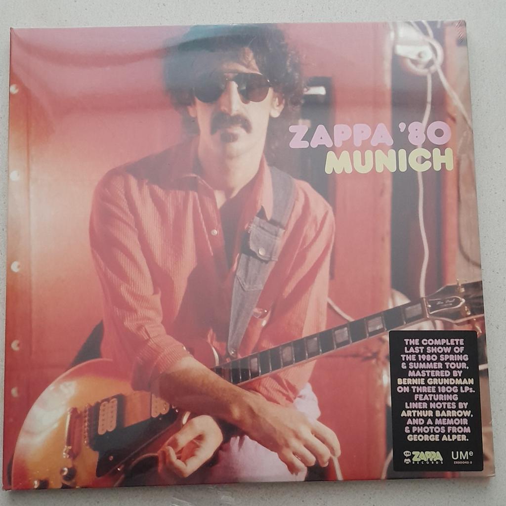 frank zappa - zappa '80 munich 3lp nieuw, Ophalen of Verzenden, Nieuw in verpakking, 12 inch
