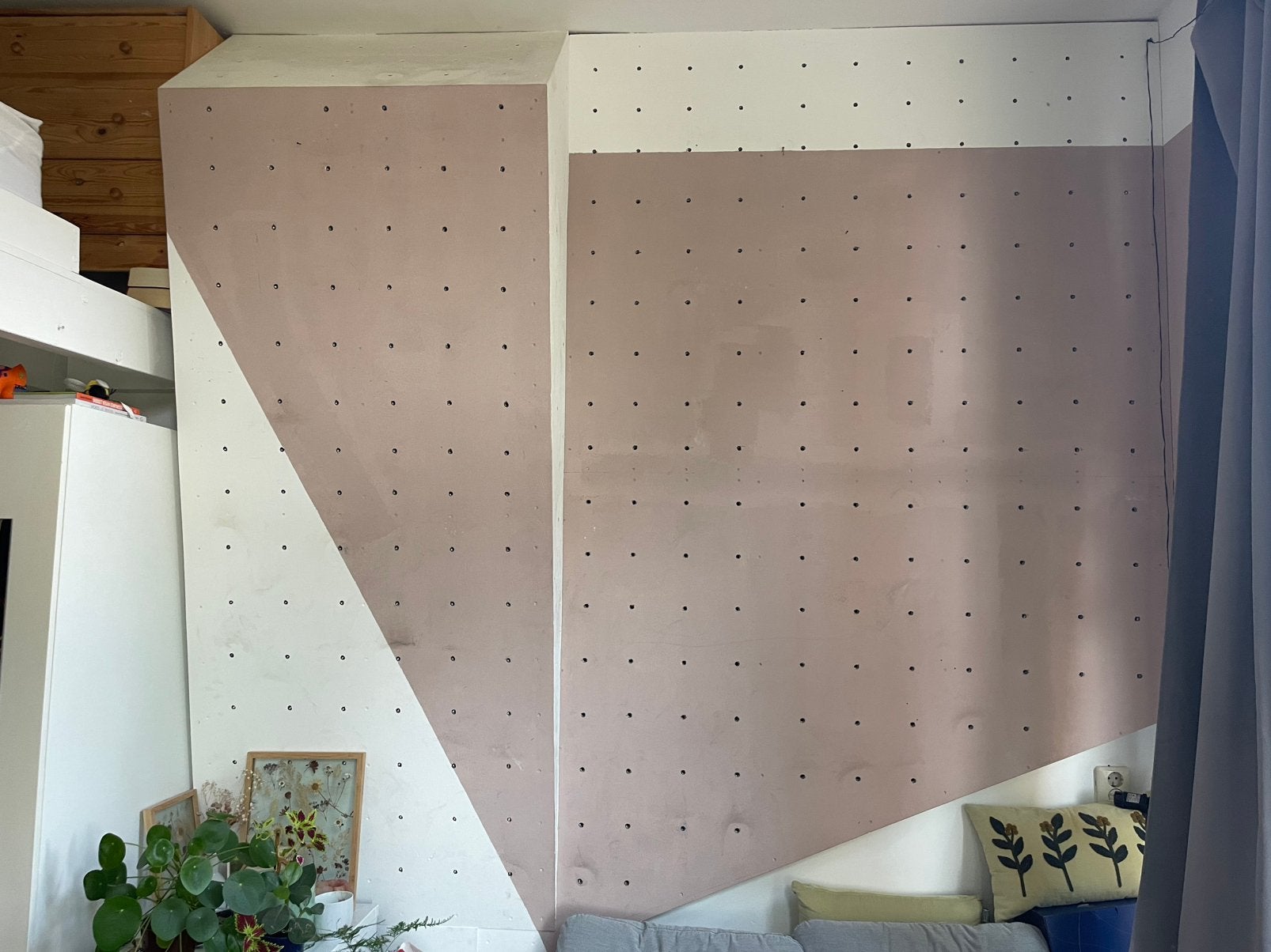 Boulderwand / klimmuur met overhang, Ophalen, Klimsport-accessoire