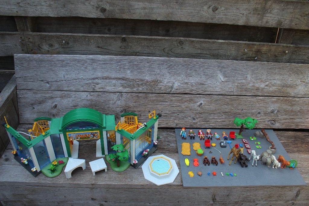 Playmobil 3240 Dierentuin met bezoekers, Ophalen of Verzenden, Zo goed als nieuw, Complete set