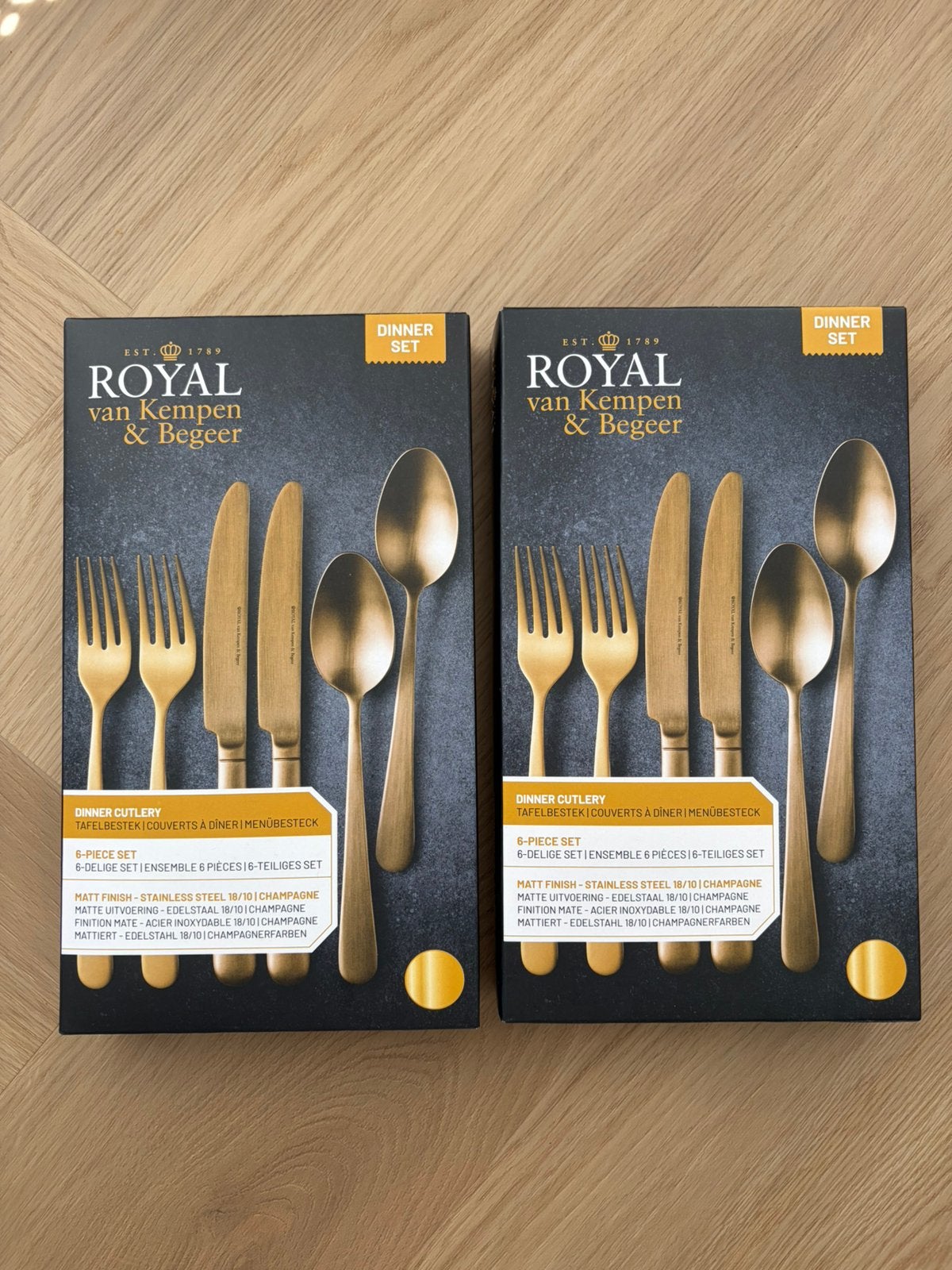 ROYAL van Kempen & Begeer, Ophalen of Verzenden, Nieuw, Rvs of Chroom, Bestekset